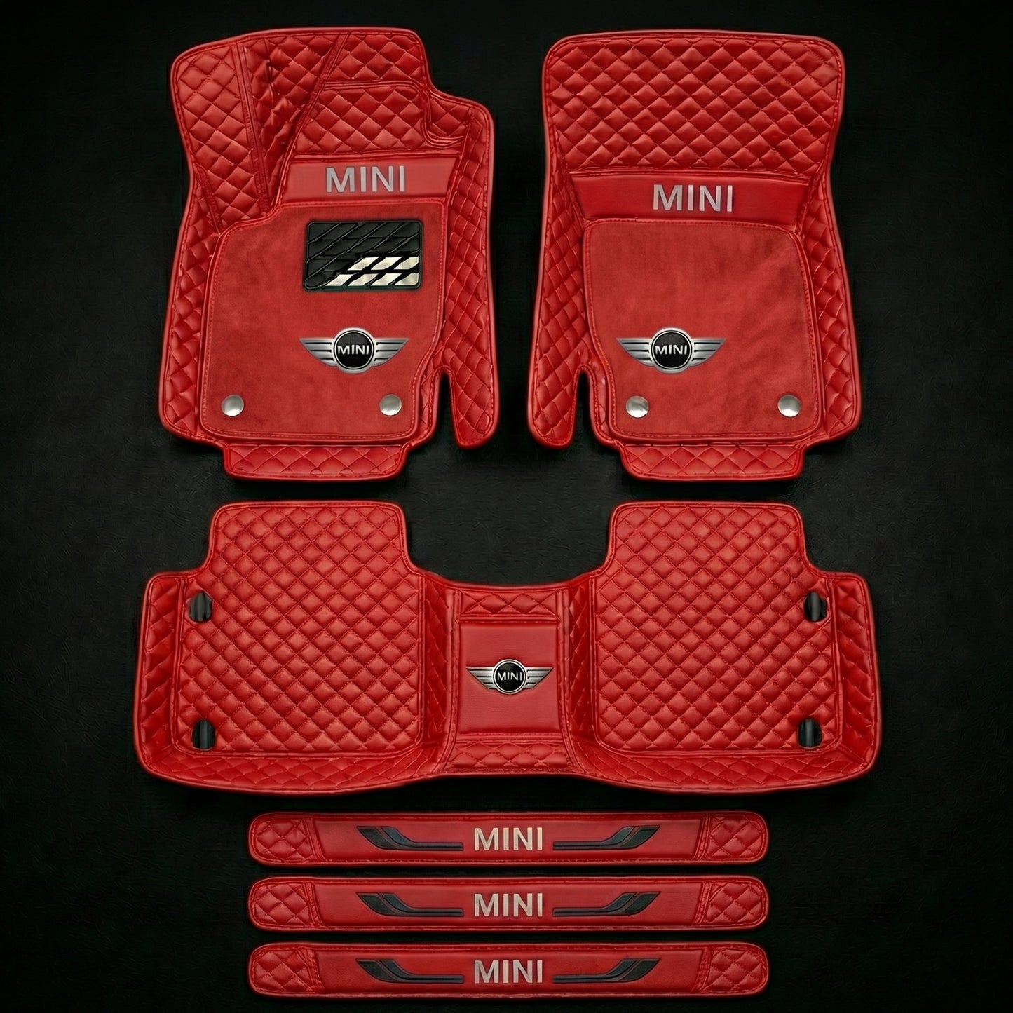 Prémiová sada autokoberců s koženým vzhledem – čistota a elegance každý den