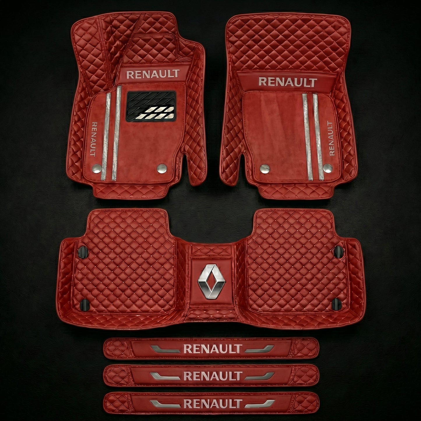 Prémiová sada autokoberců s koženým vzhledem – čistota a elegance každý den